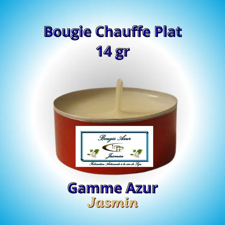 Bougie Chauffe plat Azur  14/16 gr  Jasmin