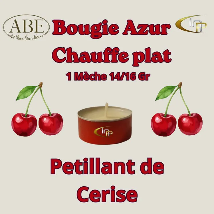 Bougie Chauffe plat 14/16 gr Petillant de Cerise