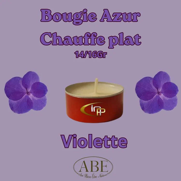 Bougie Chauffe plat 14/16 gr Violette