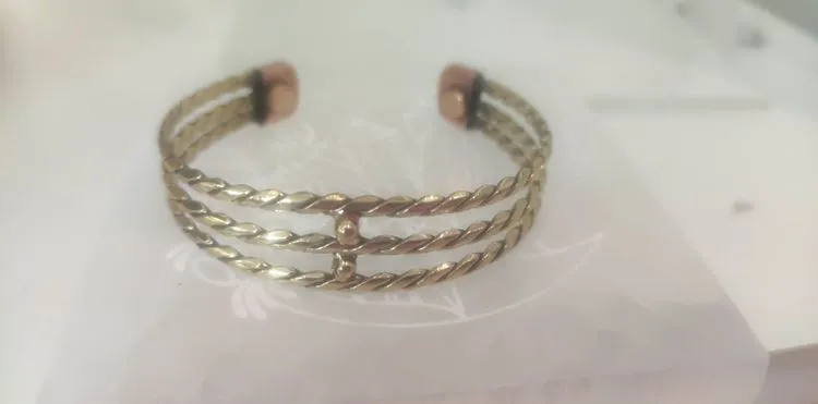 Bracelet Cuivre Magnetique - 3 Cordes