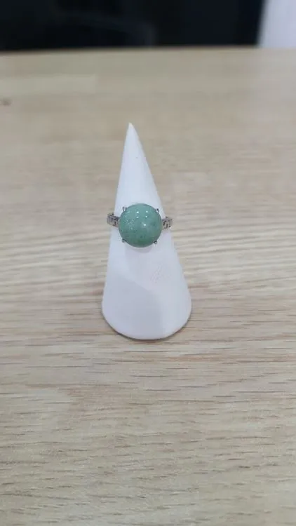 Bague Argent &Eacute;den Aventurine