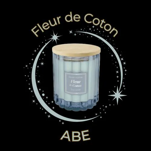 BOUGIE SOJA FLEUR COTON 190 GR