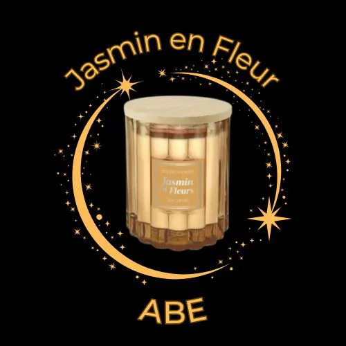 BOUGIE SOJA JASMIN EN FLEURS 190 GR