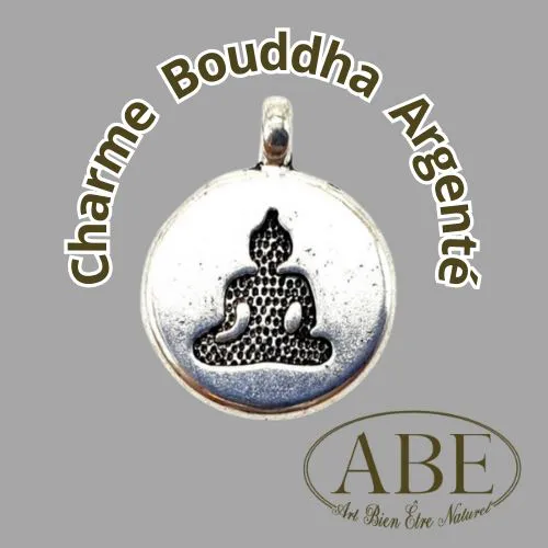 Charme Bouddha Argent&eacute;