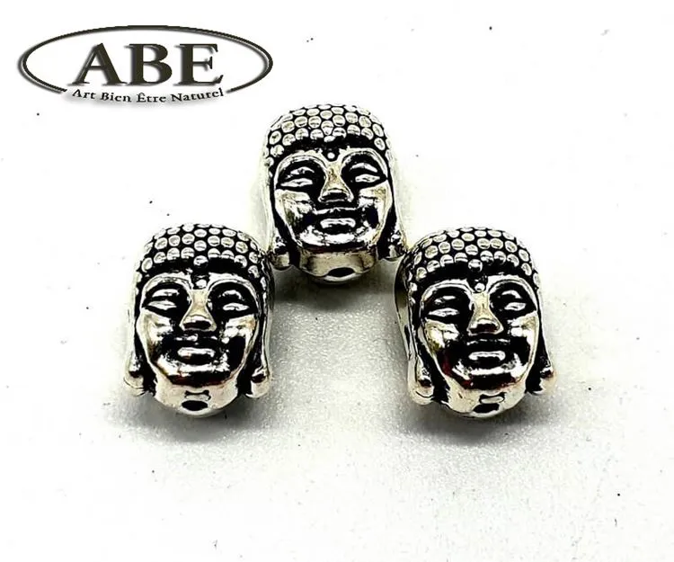 S&eacute;parateur  T&ecirc;te Bouddha  argent(10pcs)