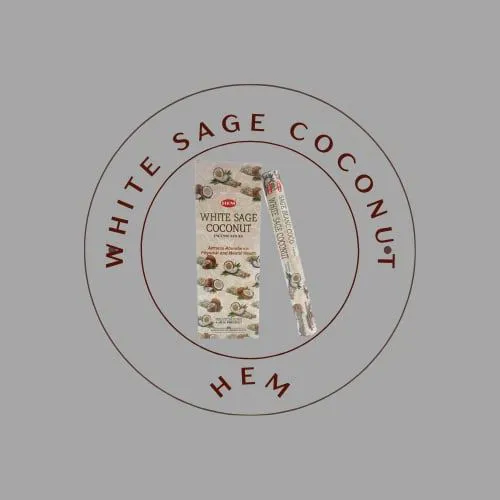Encens (Bâtons) 20pcs - Sauge Blanche et Coco