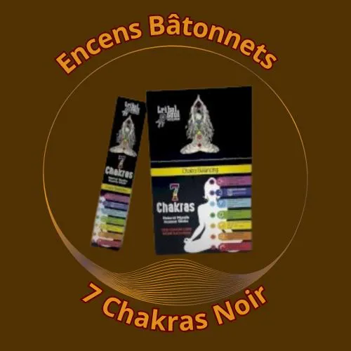 ENCENS ESOTERIQUE 7 Chakras Noir