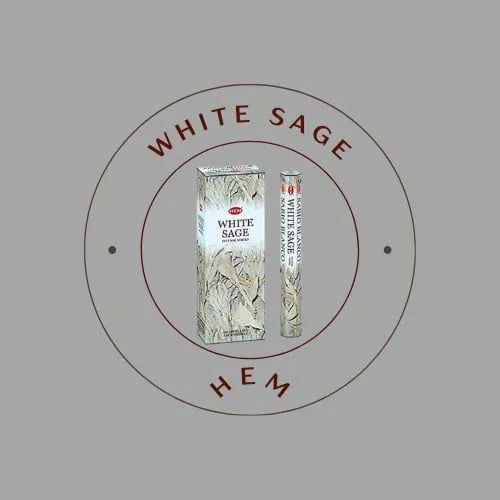 Encens (Bâtons) 20pcs - Sauge Blanche