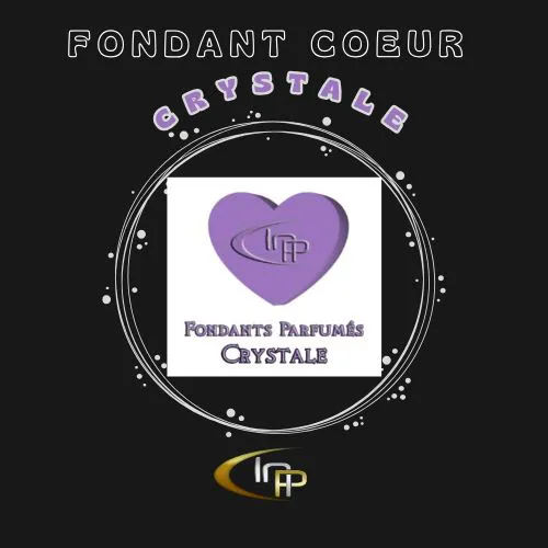 Fondant Coeur Violet Crystale