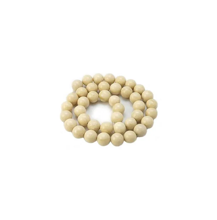 Perle Coquillage Fossile 4mm