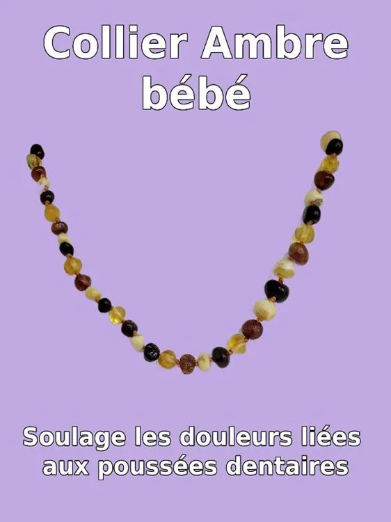 Collier Ambre Anti Douleurs