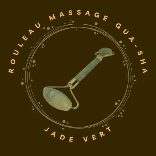 Masseur Visage en Pierre de jade Vert