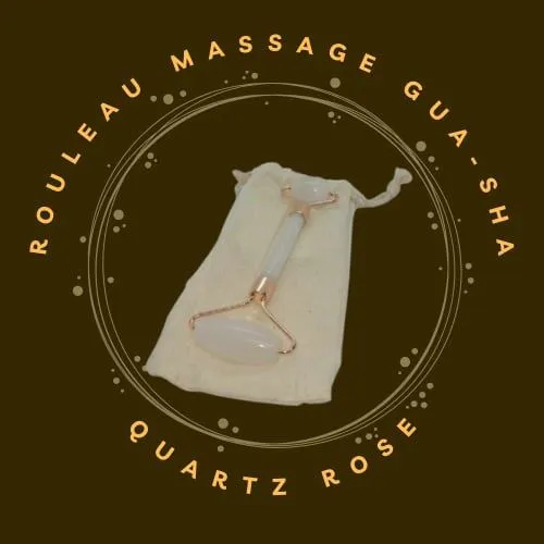Masseur Visage Pierre  Quartz Rose 