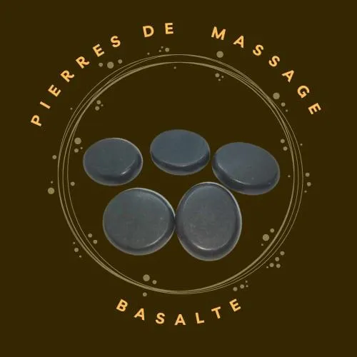  5 Pierres  Chaudes de Massage 