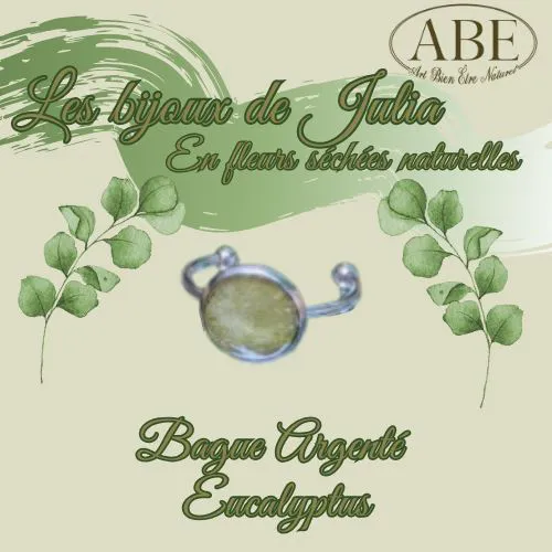 Bague Argenté Eucalyptus