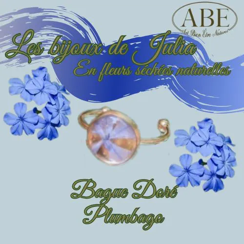 Bague Doré Plumbago