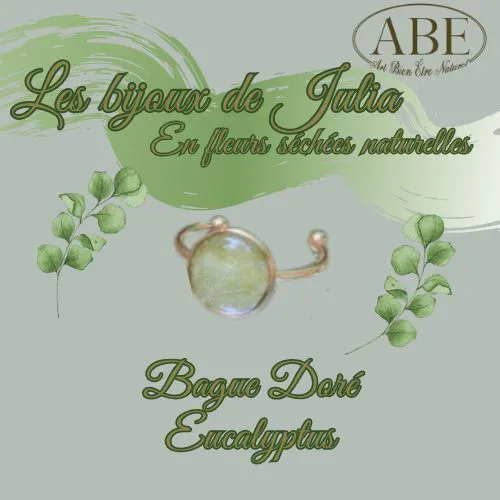 Bague Doré Eucalyptus