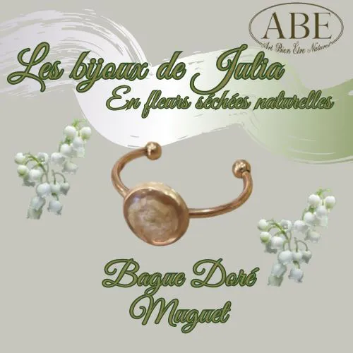 Bague Doré Muguet