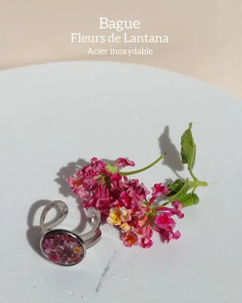 Bague ArgentFLEUR DE LANTANA