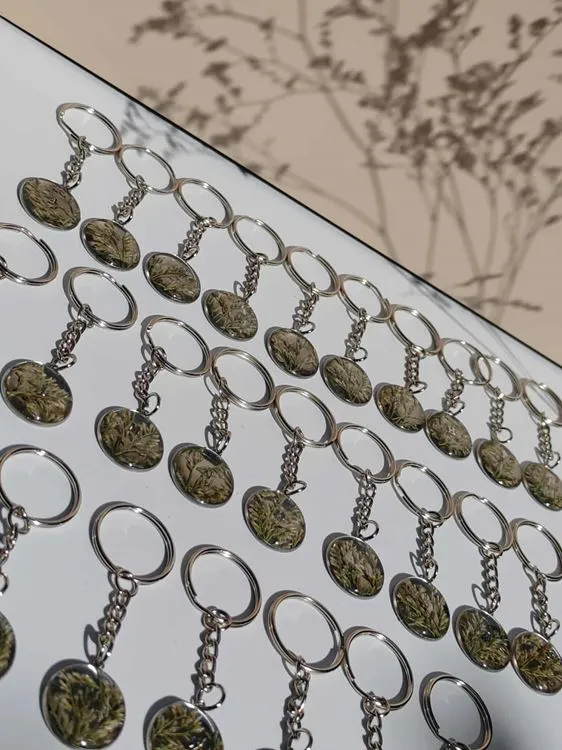 Porte- clé  Acier inox Statice