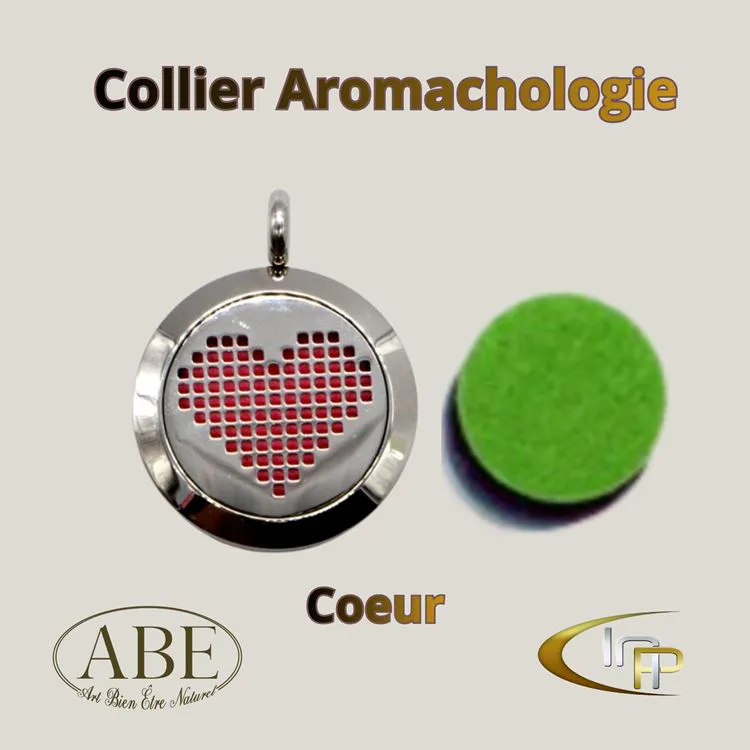 COLLIER AROMATHERAPIE Coeur