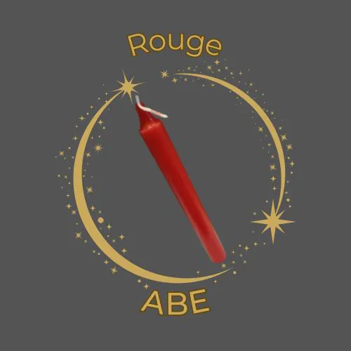 Bougie Teintée Rouge
