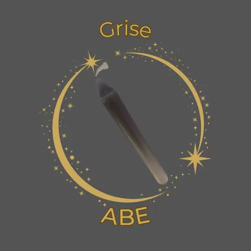 Bougie Teintée Gris