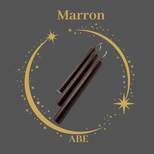 Bougie Teintée Marron