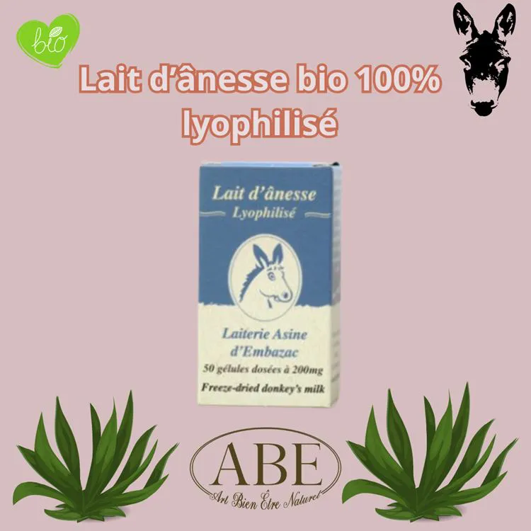 Gélules Lait d´ânesse Bio Lyophilisé