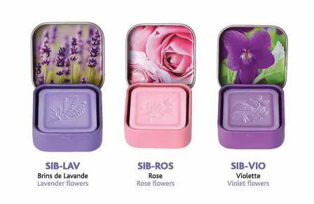 Boite Savon Invité Violette