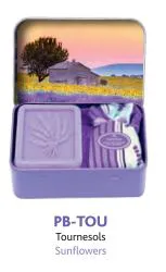 Boite Savon Lavande & Pochon