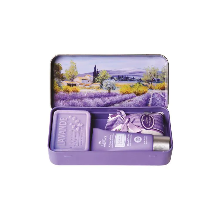 Boite Savon Lavande & Pochon & Creme Mains