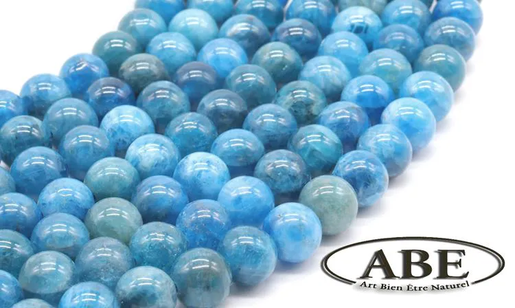 Perle Apatite 8mm 10 pcs