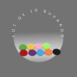 Lot de 10 buvards