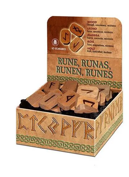 Jeu de Runes en Bois