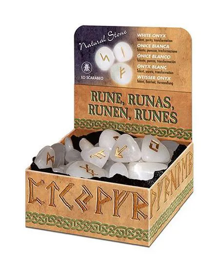 Jeu de Runes en Onyx Blanc