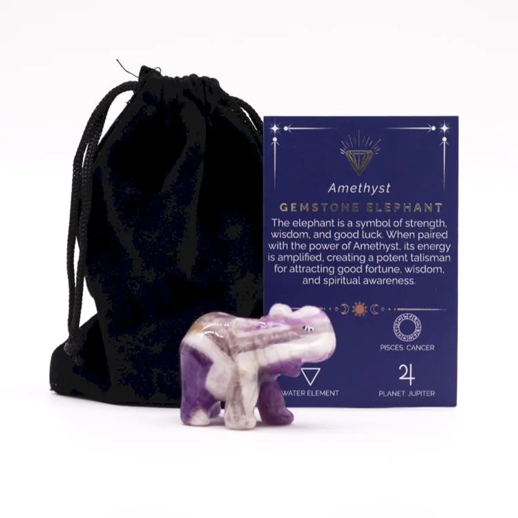 Éléphant Améthyste