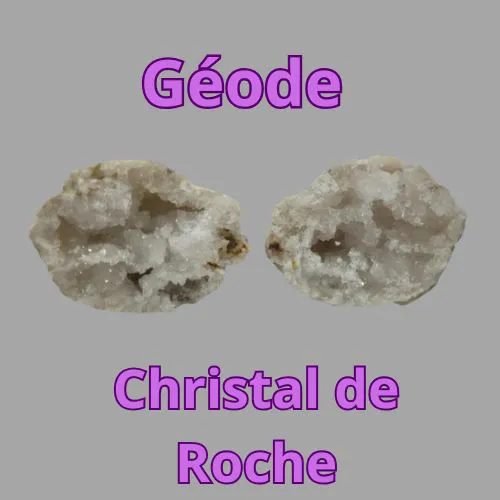 Géodes Cristal de Roche Grand modèle