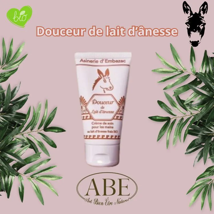 Creme mains douceur de lait d'ânesse