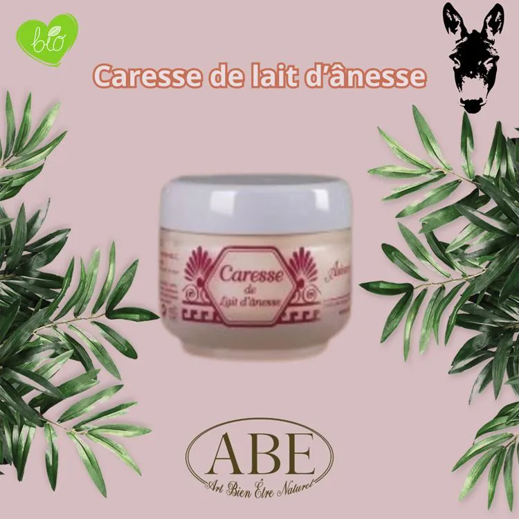 Crème de soin visage – Caresse de lait d’ânesse