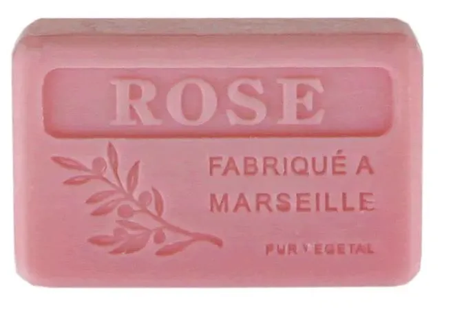 Savon de marseille 125gr Rose