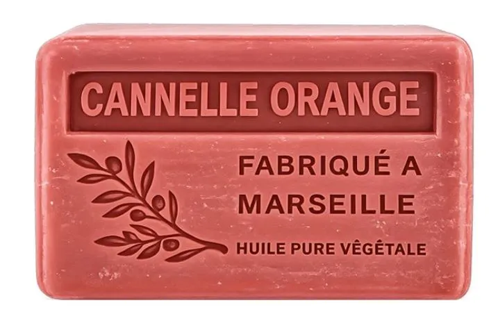 Savon de marseille 125gr Orange/ Cannelle