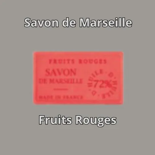 Savon de marseille Fruits Rouges