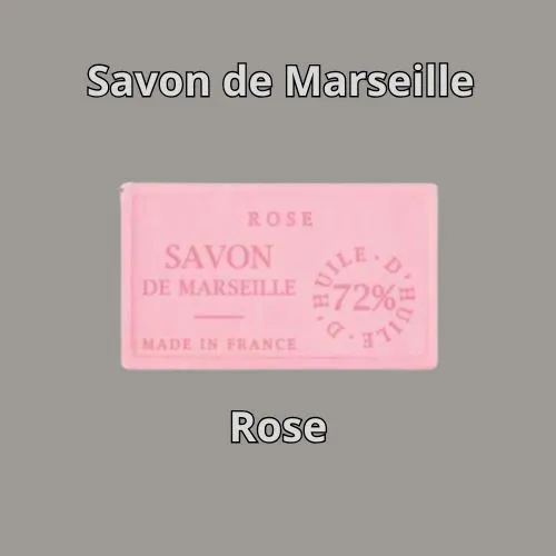 Savon de marseille Rose