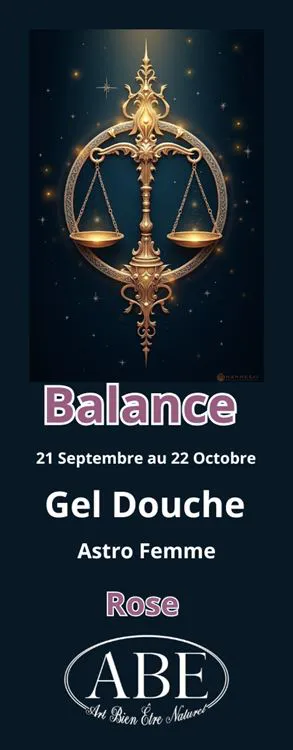 Gel douche Astro Balance Femme