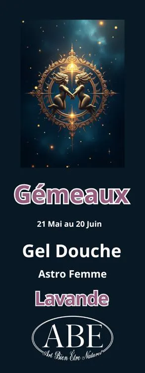 Gel douche Astro Gémeaux Femme