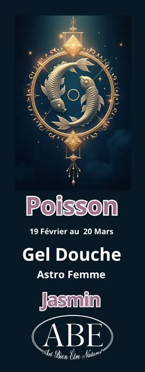 Gel douche Astro Poisson Femme