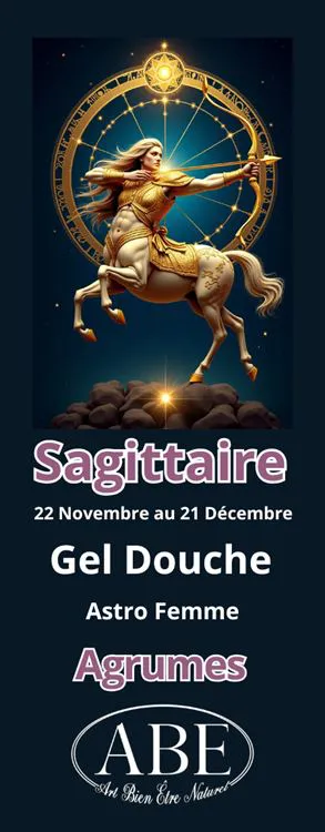 Gel douche Astro Sagittaire Femme