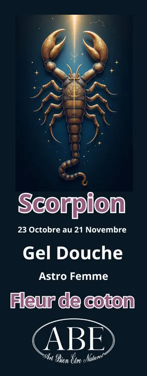 Gel douche Astro Scorpion Femme