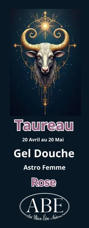 Gel douche Astro Taureau Femme